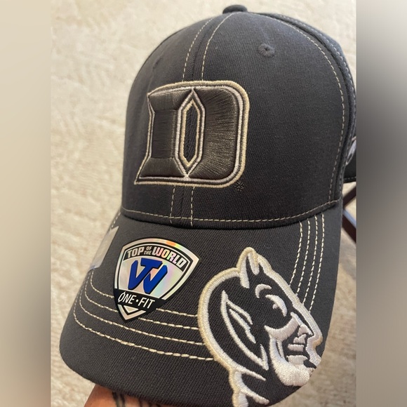 Duke Men’s Hat Greyish Blue- New with Stickers - Picture 2 of 5
